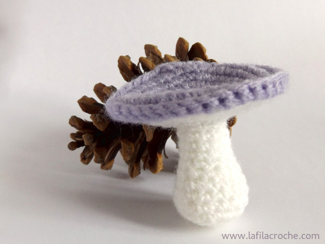 Champignon russule agréable au crochet