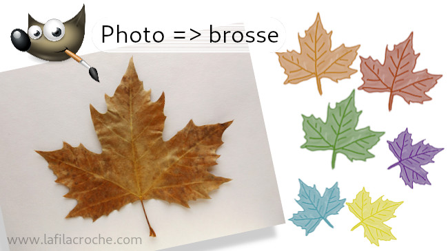Dessiner une brosse pour GIMP en s’aidant d’une photo