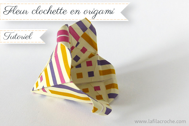 Fleur clochette en origami traditionnel