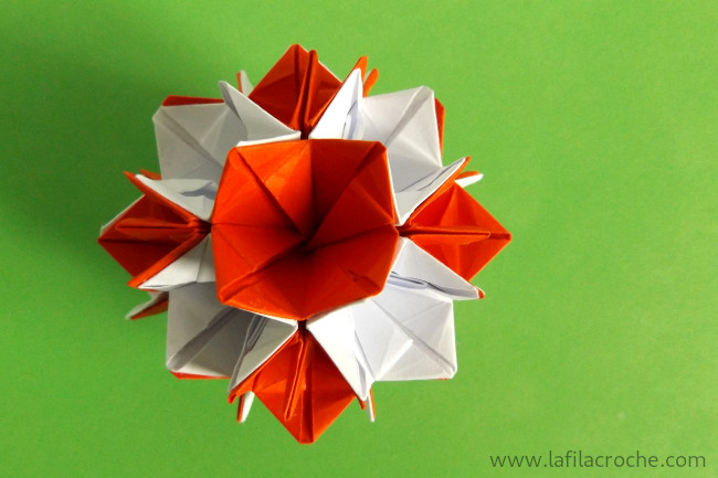 Kusudama presque terminé