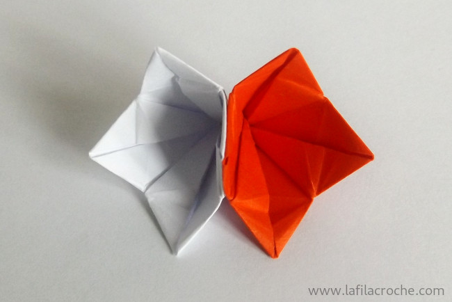 2 fleurs assemblées