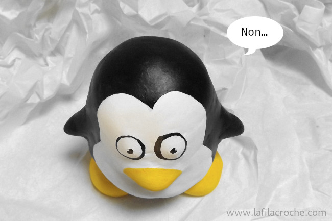 Tux, vu du dessus, dis non…