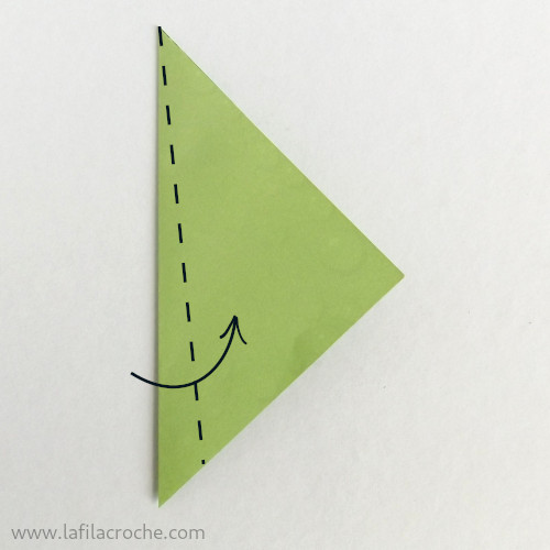 Tuto feuille origami - étape 2