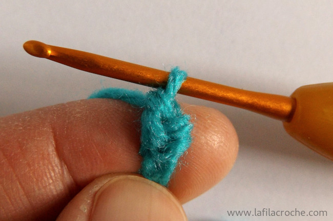 Tuto point langouste au crochet - étape 12