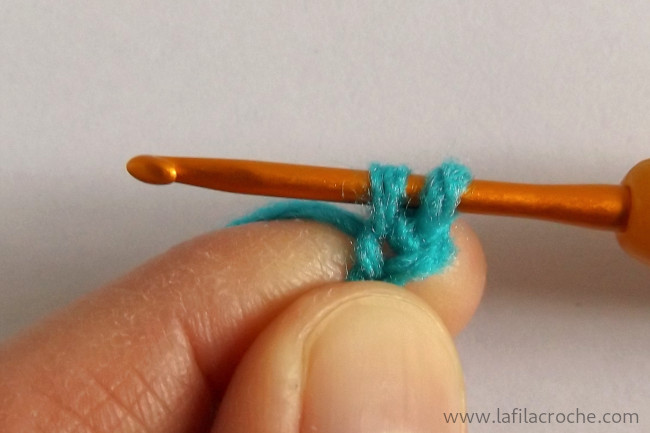 Tuto point langouste au crochet - étape 3