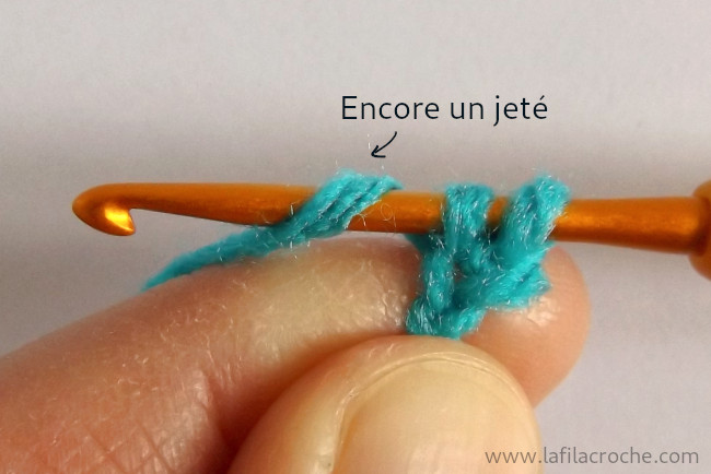 Tuto point langouste au crochet - étape 4