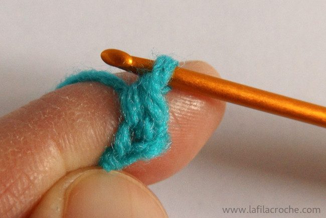 Tuto point langouste au crochet - étape 5