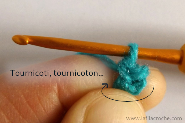 Tuto point langouste au crochet - étape 8