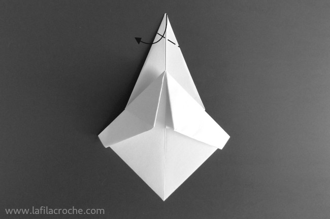 Pliage fantôme origami étape 9