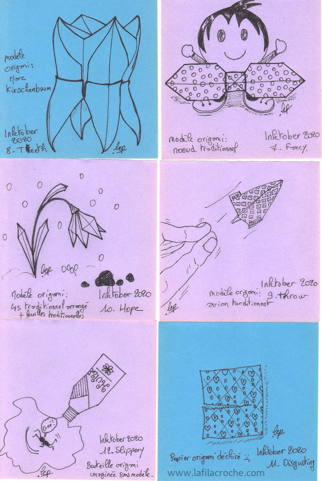 Les dessins des jours 7 à 12