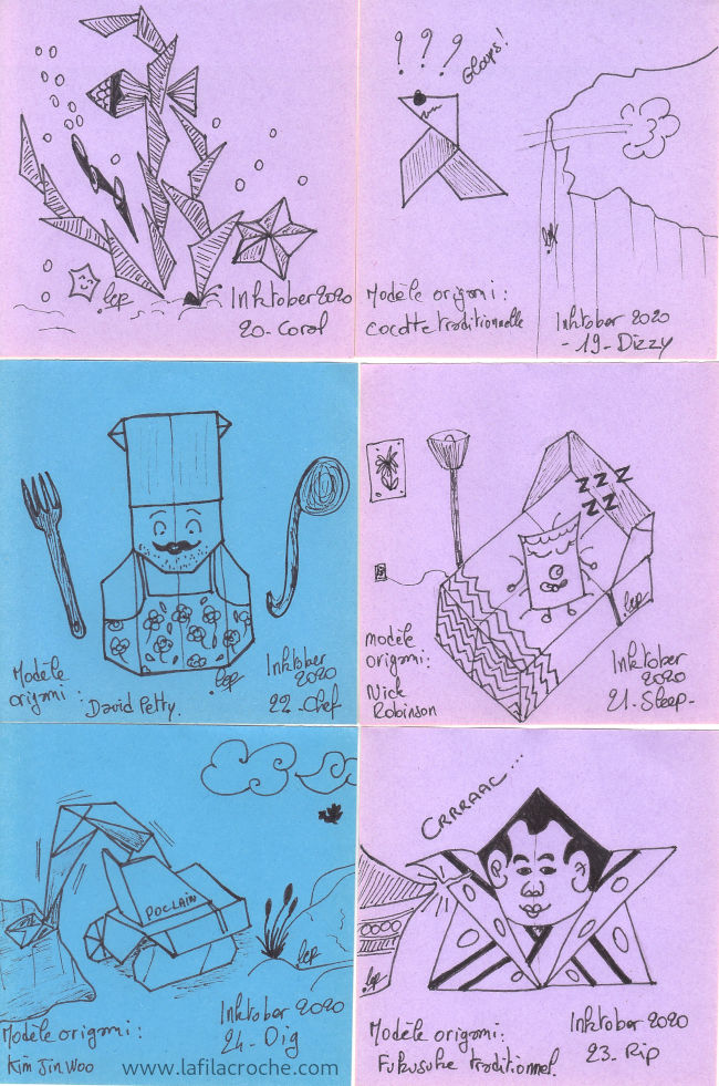 Les dessins des jours 19 à 24