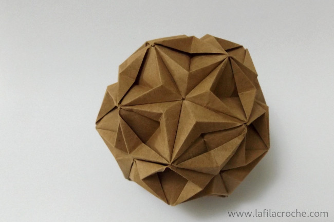 Le kusudama Star sea terminé