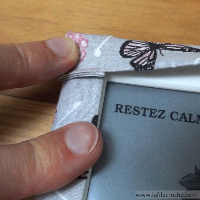 Couture couverture pour liseuse - étape 8