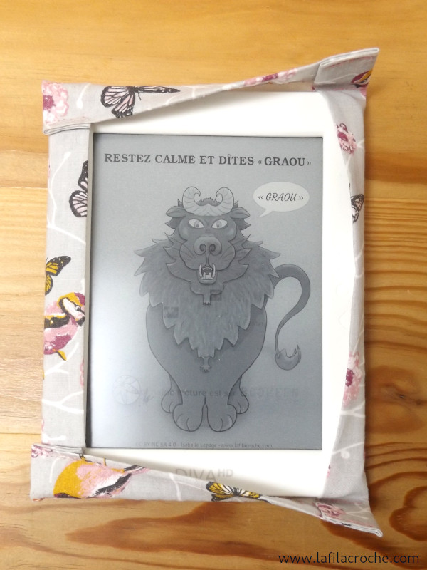 Couture couverture pour liseuse - étape 10