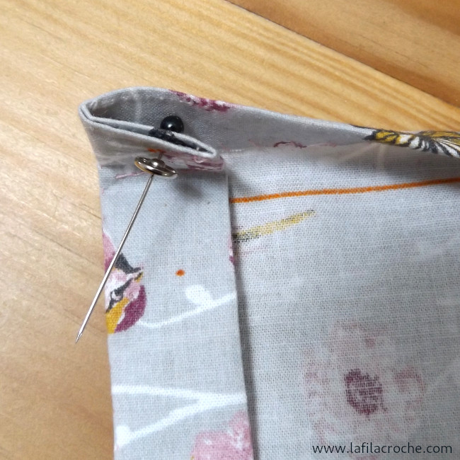 Couture couverture pour liseuse - étape 11