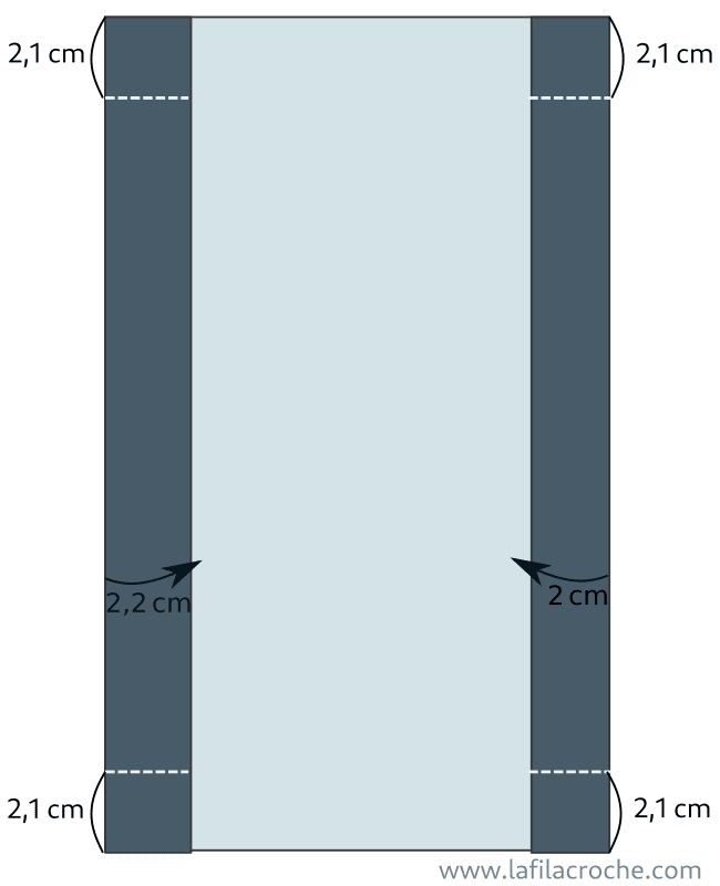 Couture couverture pour liseuse - étape 6