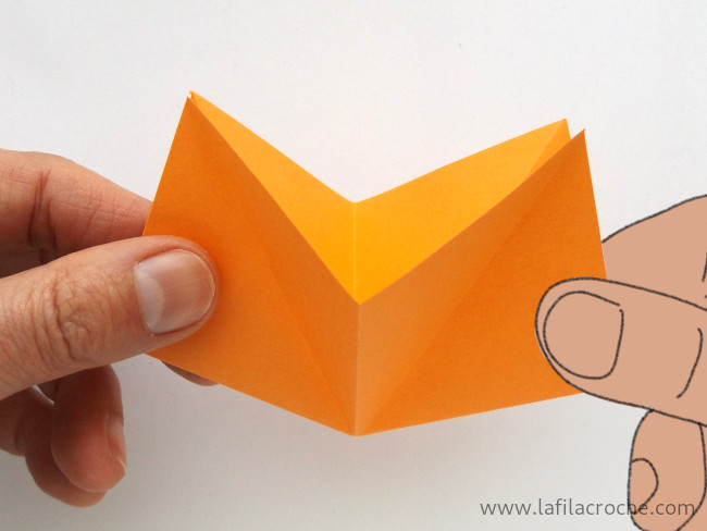 pliage base préliminaire étape 11