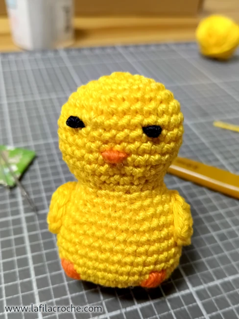 Mon nouveau poussin crocheté