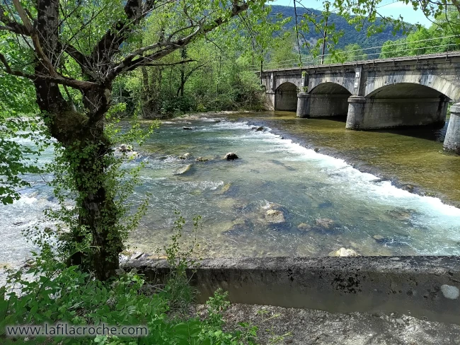 Vue sur la rivière Albarine