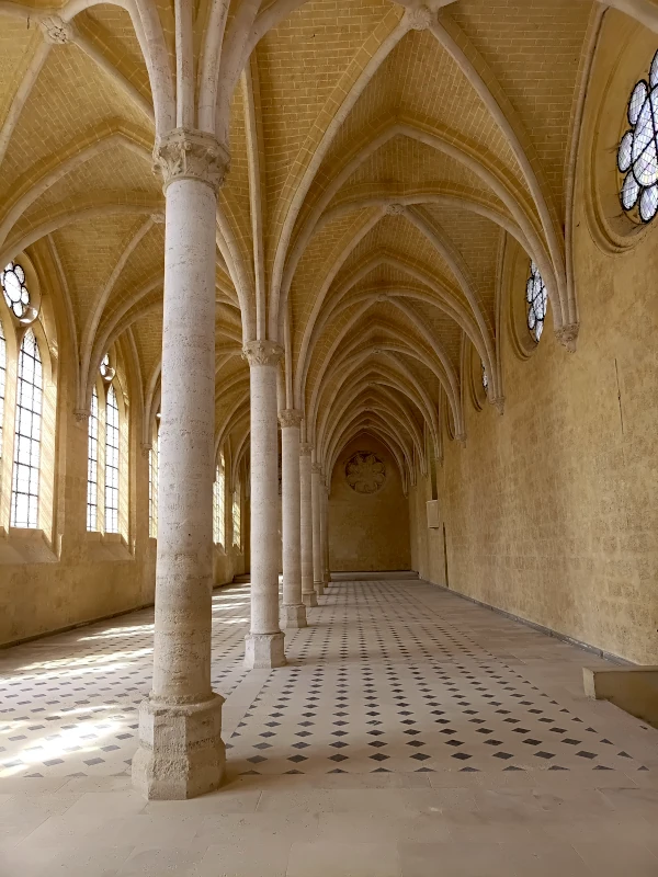 La salle du réfectoire de l’Abbaye Saint-Jean-des-Vignes de Soissons